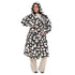 Snuggs Blanket Robe Black Polar Bear